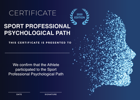The first Certificate for Athletes 